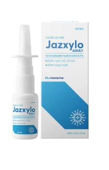 Jazxylo Adult Xylometazoline 0.1% xịt mũi meracine (Lọ/15ml)