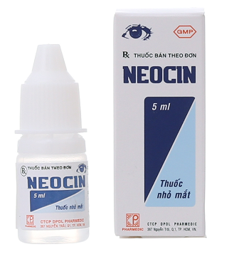 Neocin thuốc nhỏ mắt Pharmedic (Lọ/5ml)