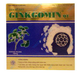 Ginkgomin Ginkgo Biloba 100mg Phương Đông (H/100v)