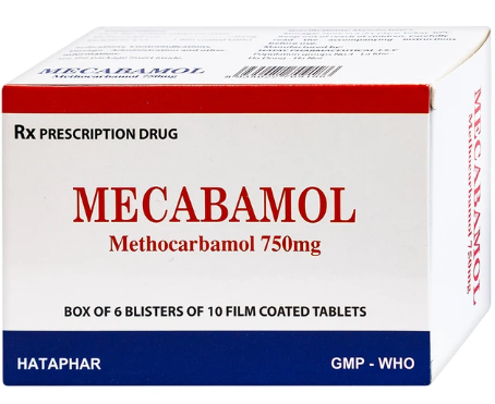 Mecabamol Methocarbamol 750mg Hà Tây (H/60v)