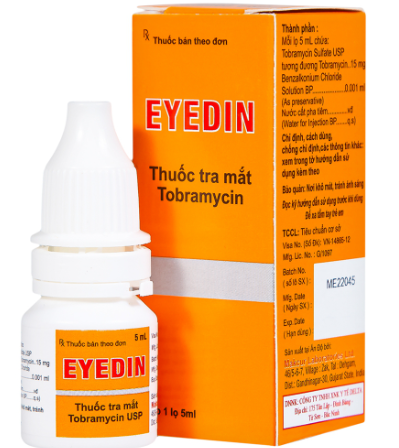 Eyedin Tobramycin (Lọ/5ml) cam date 10/2025