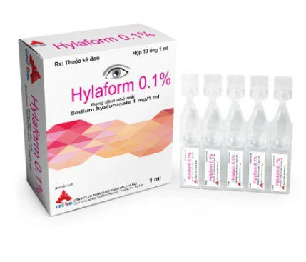 Hylaform 0.1% dung dịch nhỏ mắt CPC1 Hà Nội (H/4vỉ/5ống)