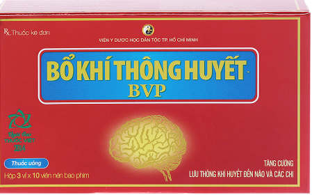 Bổ khí thông huyết BVP BVR Healthcare (H/60v) date 06/2024