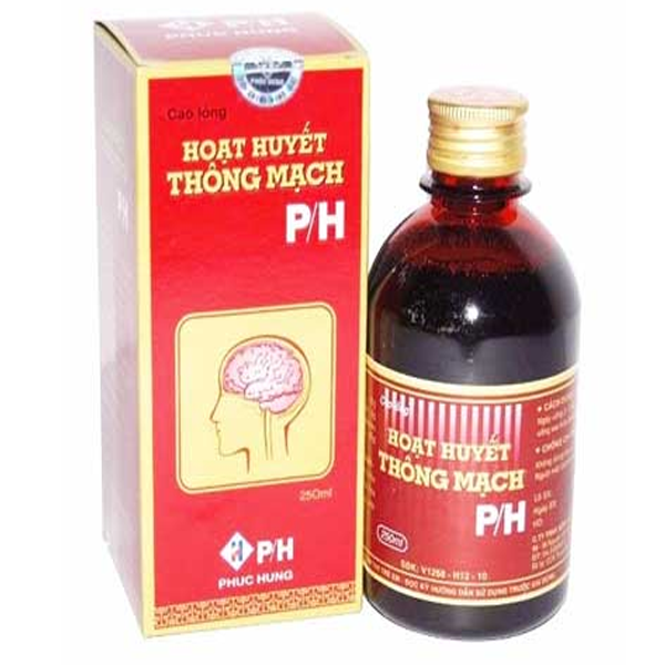 Hoạt Huyết Thông Mạch P/H Phúc Hưng (Chai/250ml) chai lớn