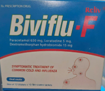 Biviflu - F paracetamol 650mg Reliv (H/100v)
