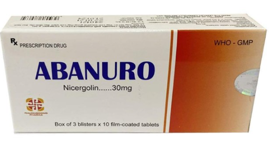 Abanuro Nicergolin 30mg (H/30v)