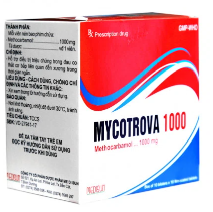 Mycotrova Methocarbamol 1000mg Medisun (H/100v)