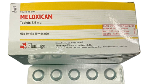 Meloxicam 7.5mg Flamingo Ấn Độ (H/100v)