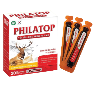 Philatop yến sào - đông trùng hạ thảo Mediphar (H/20o/10ml)