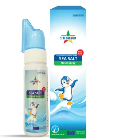 Sea Salt xịt vệ sinh mũi trẻ em Đà Nẵng (Lọ/80ml) Date 02/2025