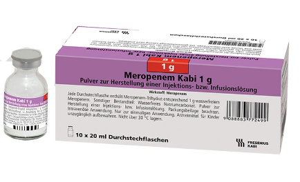 Meropenem Kabi 1g (H/10lọ)