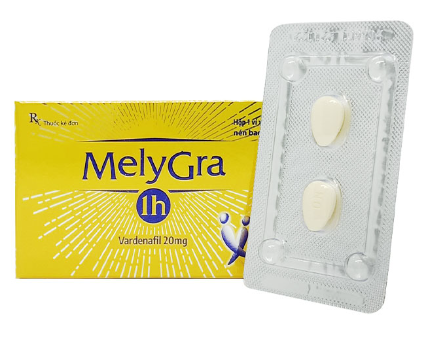 MelyGra 1H Vardenafil 20mg Phương Đông (H/1vỉ/2viên) Date 07/2025