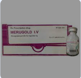 Merugold  Meropenem 1g tiêm (H/10 lọ) Date 01/2026