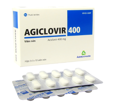 Agiclovir 400mg Agimexpharm (H/30v) Date 09/2026