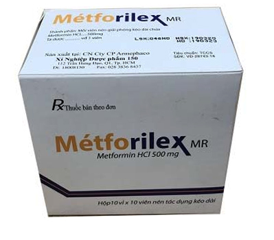 Metforilex MR metformin HCI 500mg Cophavina (H/100v)