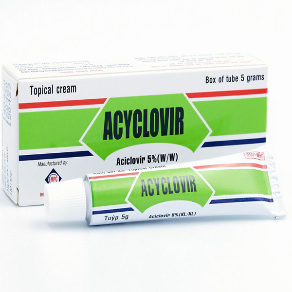 Acyclovir Medipharco (Cọc/10tuýp/5g)