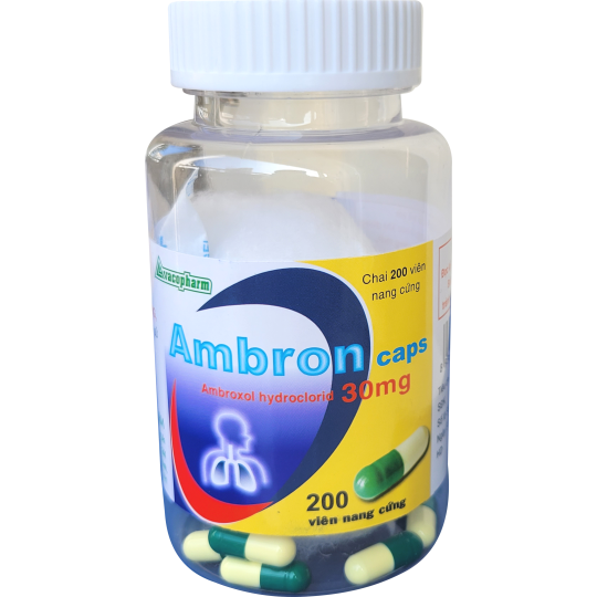 Ambron ambroxol 30mg Vacopharm (Lọ/200v)