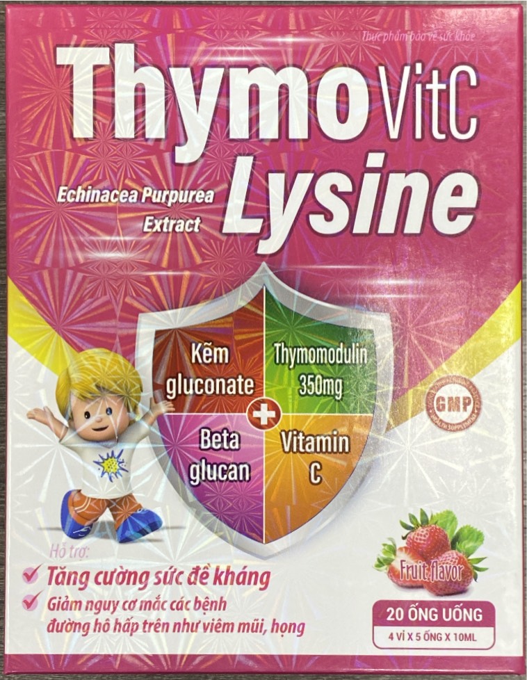 Thymo Vitc Lysine Tradiphar (H/20ống/10ml)
