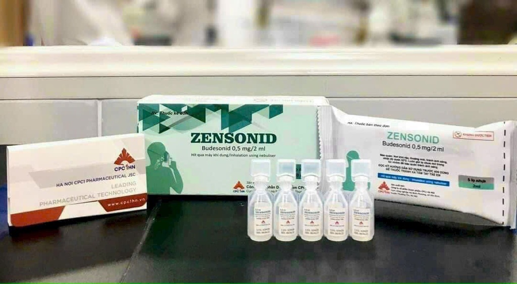 Zensonid Budesonide 0.5mg/2ml Khí Dung CPC1 (H/10o/2ml)