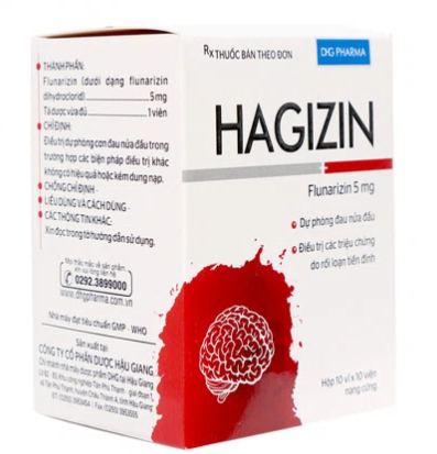 Hagizin Flunarizin 5mg DHG (H/100v)