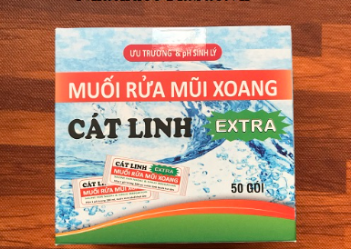 Muối rửa mũi xoang Cát Linh Extra (H/50 gói)