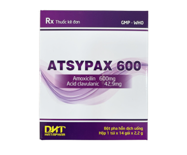 Atsypax Amoxicillin 600mg Hà Tây (H/14gói/2,2g)