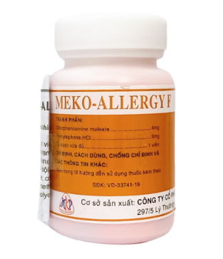 Meko - Allergy F Mekophar (Lọ/100v)