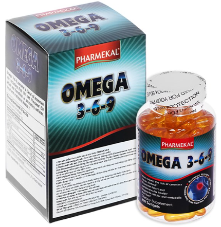 Omega 3 - 6 - 9  Pharmekal (Lọ/100v)