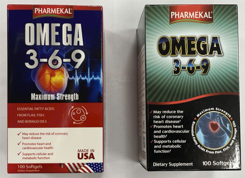 Omega 3 - 6 - 9  Pharmekal (Lọ/100v)