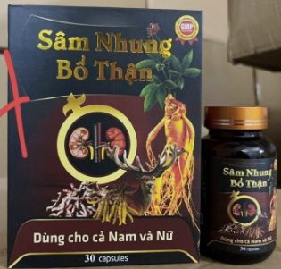 Sâm nhung bổ thận dùng cho cả nam và nữ Sinofrance (Lọ/30v)