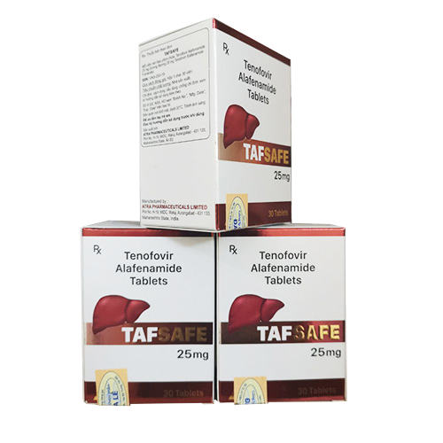 Tafsafe Tenofovir Alafenamide 25mg Đa Lê (Lọ/30v)