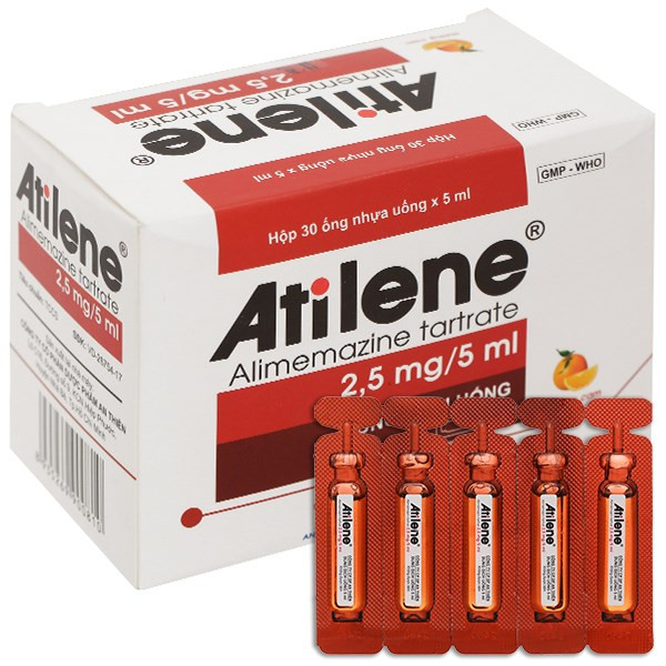 Atilene Alimemazine 2,5mg/5ml An Thiên (H/30ống/5ml)