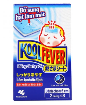 Miếng dán hạ sốt KoolFever (H/8gói/2miếng)