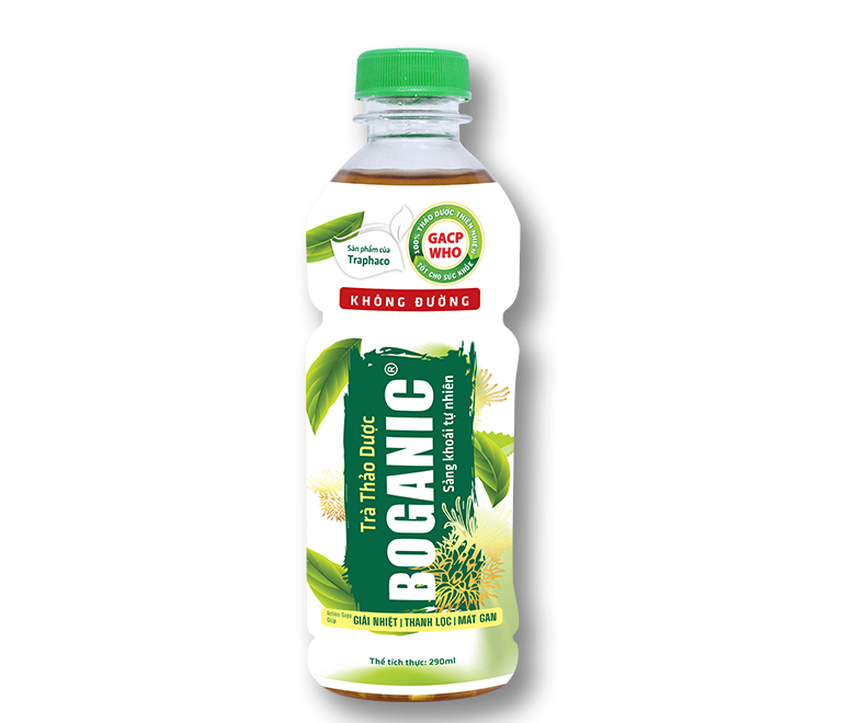 Trà thảo dược Boganic không đường (Lốc/6chai) Date 02/2026