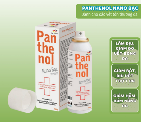 Panthenol Nano Bạc Spray Giga-Germany (H/130g) màu trắng
