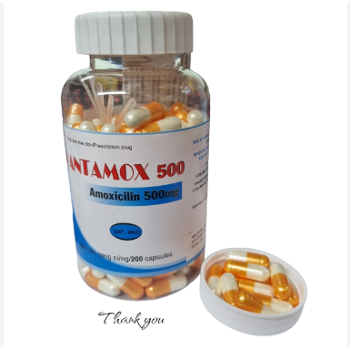 Vantamox Amoxicilin 500mg Tipharco (Lọ/200v)