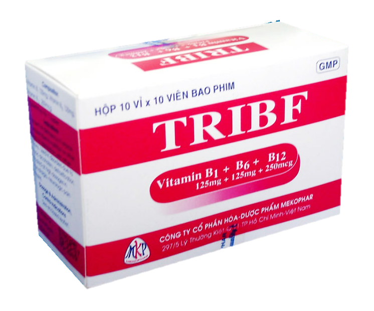 TRIBF Vitamin B1 + B6 + B12 Mekophar (H/100v)