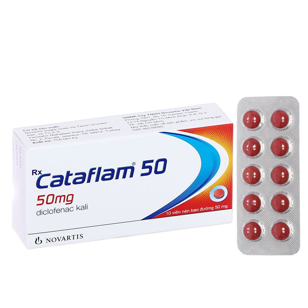 Cataflam 50 Diclofenac Kali 50mg Novartis (H/10v)