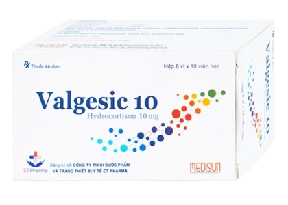 Valgesic Hydrocortison 10mg Medisun (H/60v)