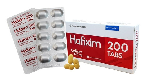 Hafixim 200 Tabs Cefixim 200mg DHG Hậu Giang (H/30v) 