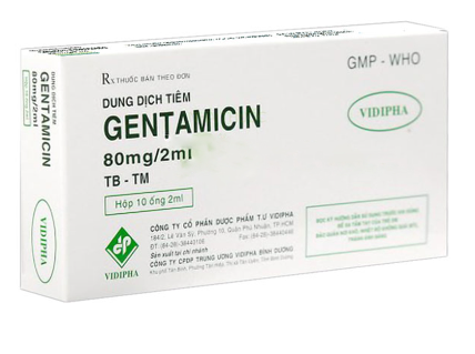 Gentamicin 80mg/2ml Vidipha (H/10ống/2ml)