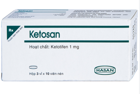 Ketosan Ketotifen 1mg Hasan (H/30v)