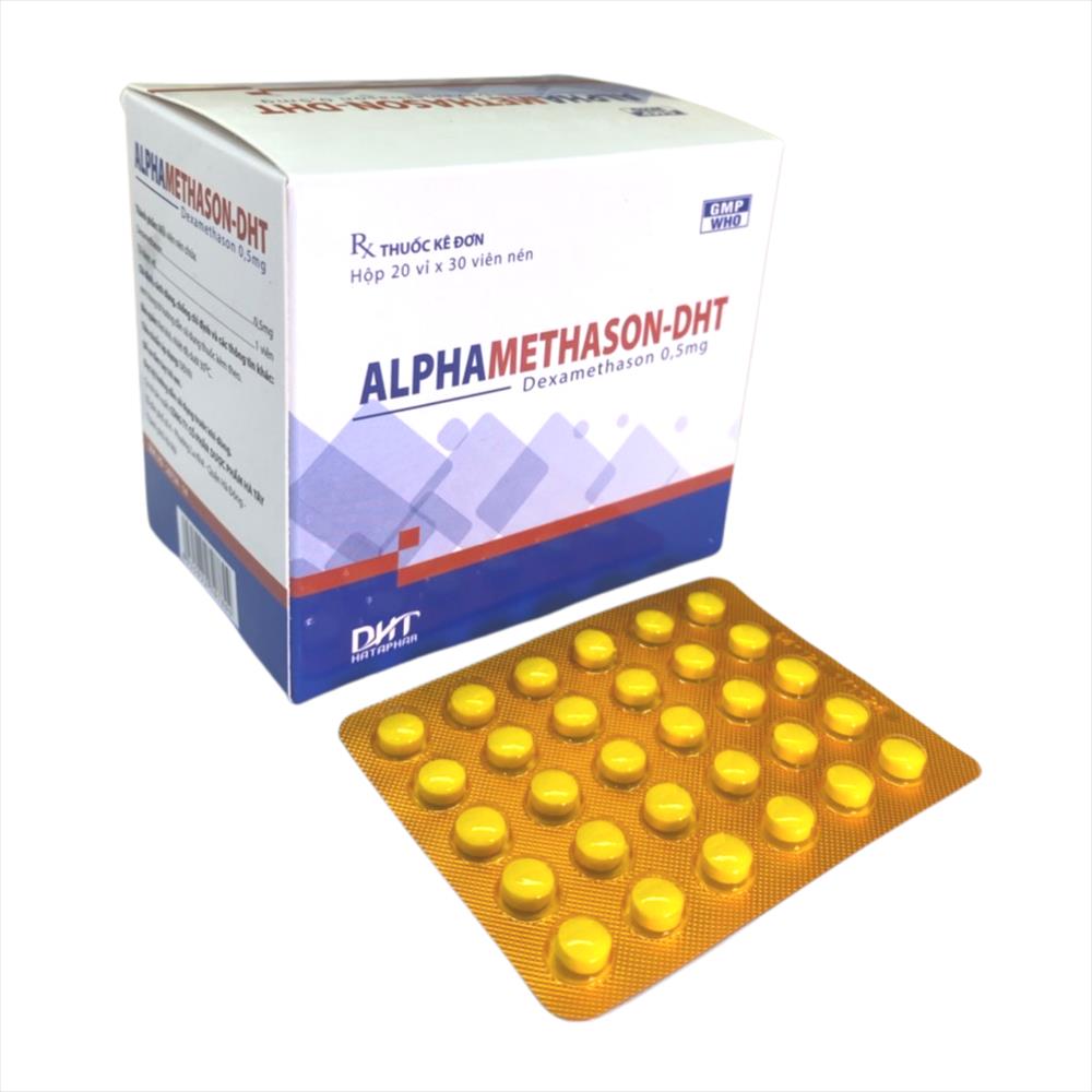 Alphamethason Dexamethason 0.5mg Hà Tây (H/600v) date 12/2024