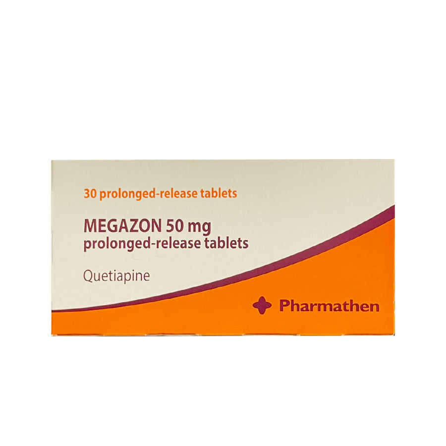 Megazon 50mg Quetiapine 50mg Pharmathen (H/30v)