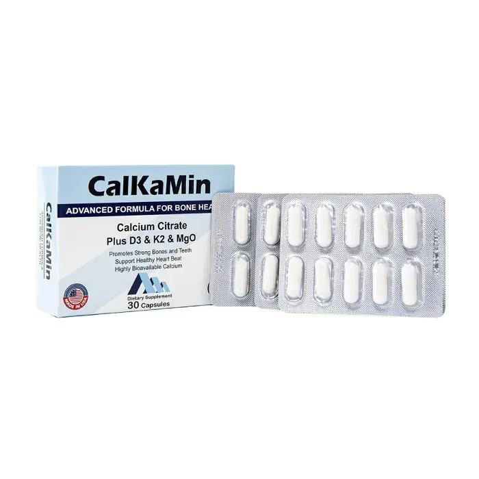 Calkamin Calci Vitamin D3K2 Ava Mỹ (H/30v)