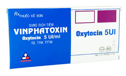 Vinphatoxin oxytocin 5UI/ml tiêm Vĩnh Phúc (H/10o/1ml)