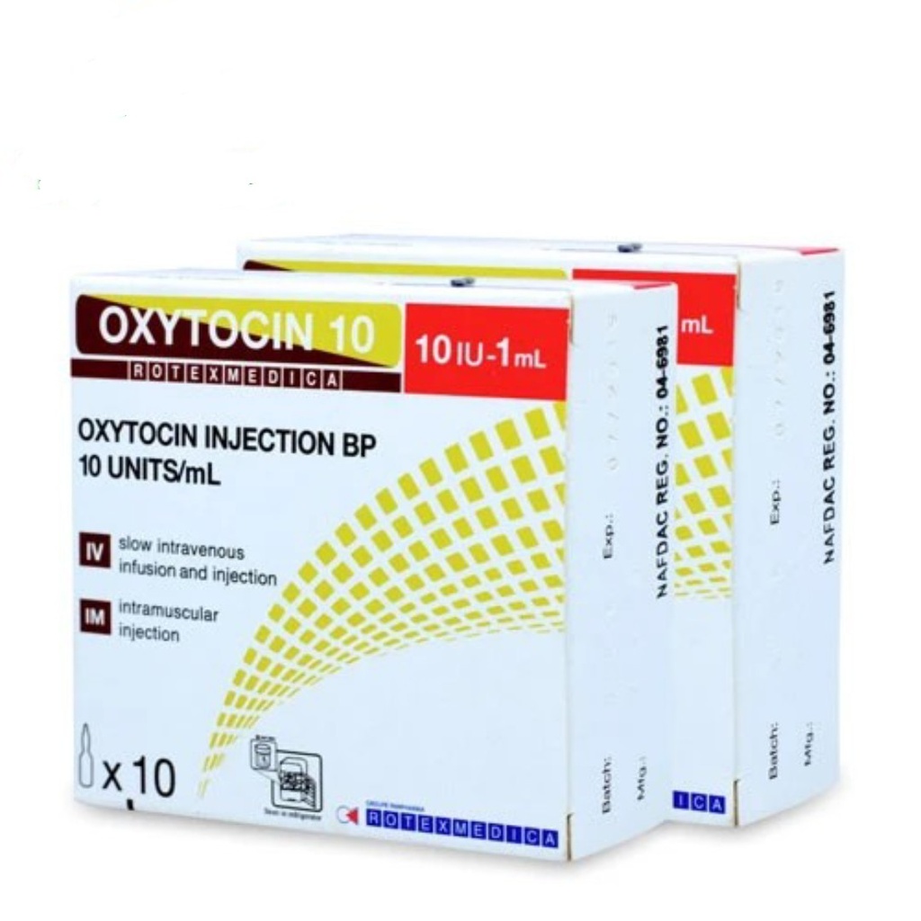 Oxytocin 10IU/1ml tiêm Rotexmedica (H/10o/1ml) Date 07/2026