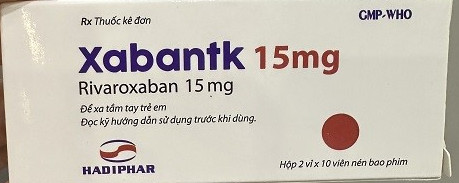 Xabantk 15mg Rivaroxaban 15mg Hadiphar (H/20v)