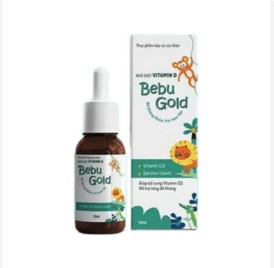 Bebu Gold Vitamin D3 Đông Tây (lọ/10ml) date 06/2025