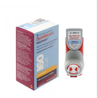 Symbicort rapihaler 160/4.5 AstraZeneca (H/120 liều) 